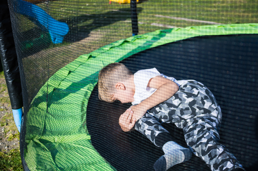 Kid Injured On Trampoline