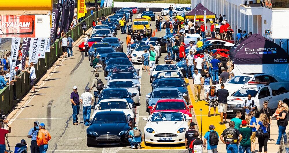 Drivers and their luxury sports cars