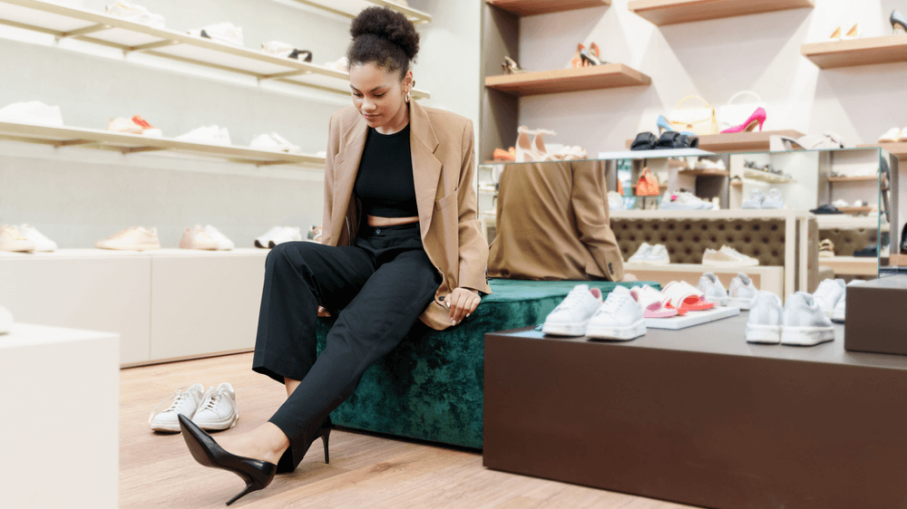 Lady with High heels